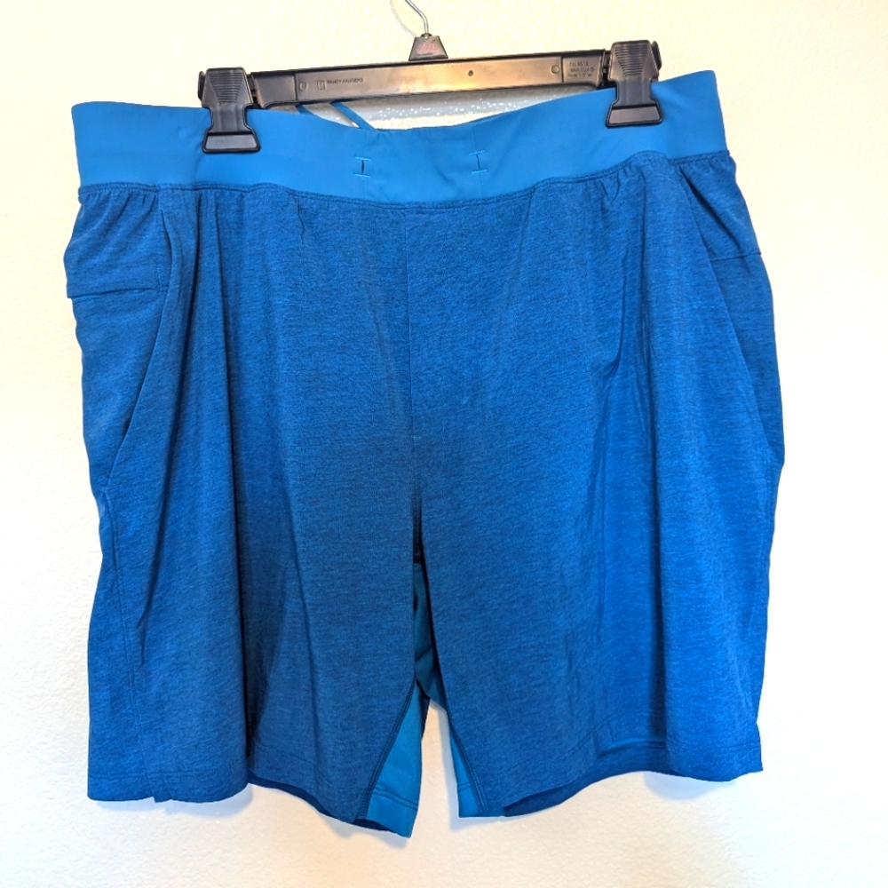 Lululemon Mens T.H.E Short Blue EUC